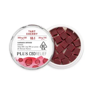 Buy edibles online in California – CBD Relief 18:1 Tart Cherry PLUS