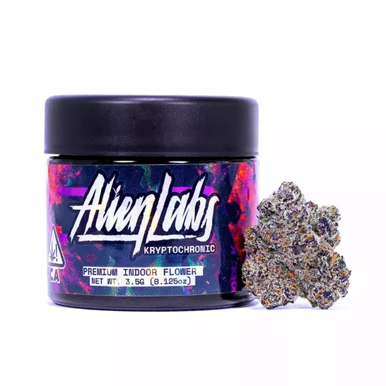 Alien Labs Krypto Chronic cannabis extract flower 3.5 grams